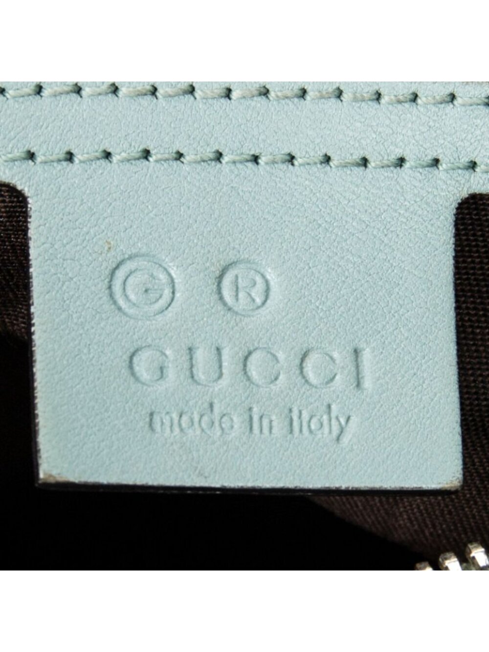 ★SOLD★ Gucci Midi Amboston Teale Guccissima Messenger Bag - Picture 10 of 11